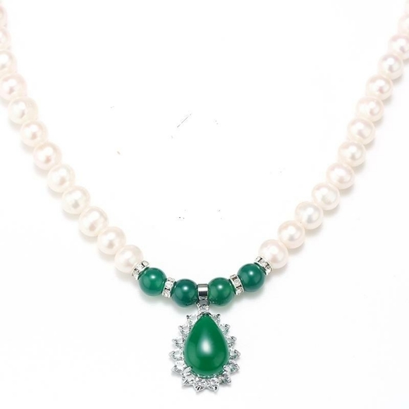 925 sterling silver 100% Freshwater pearls Natural - Picture 12 of 16